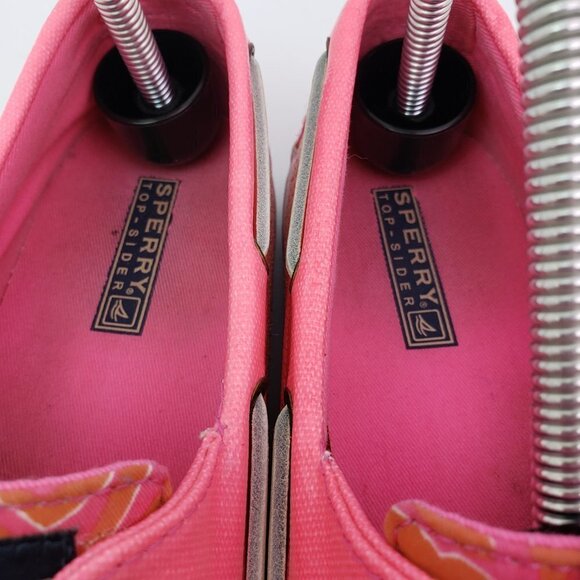 Sperry Top Sider Womens Size 8.5 Pink Sequin Slip On Boat Sneaker Shoes 9688904 - Picture 8 of 9